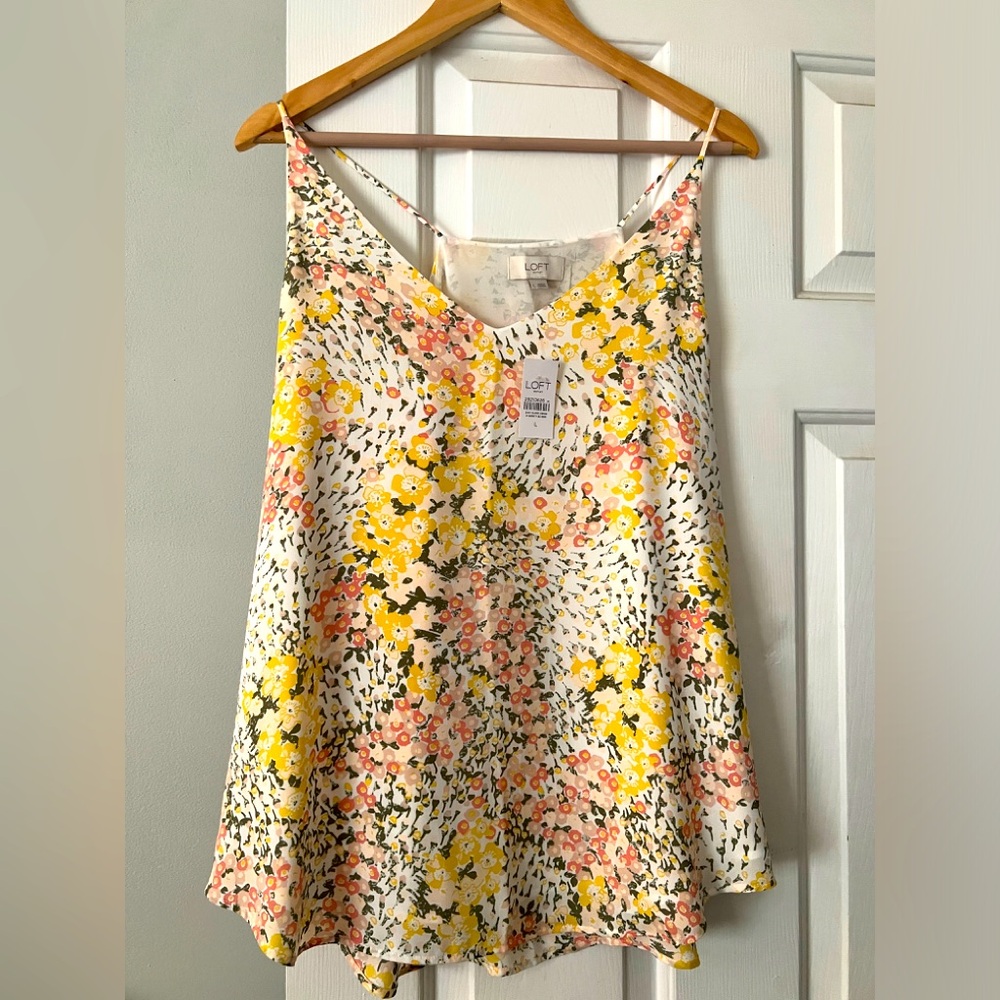 Loft v neck shell